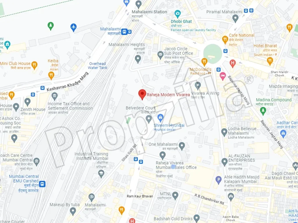 Raheja Modern Vivarea Directions