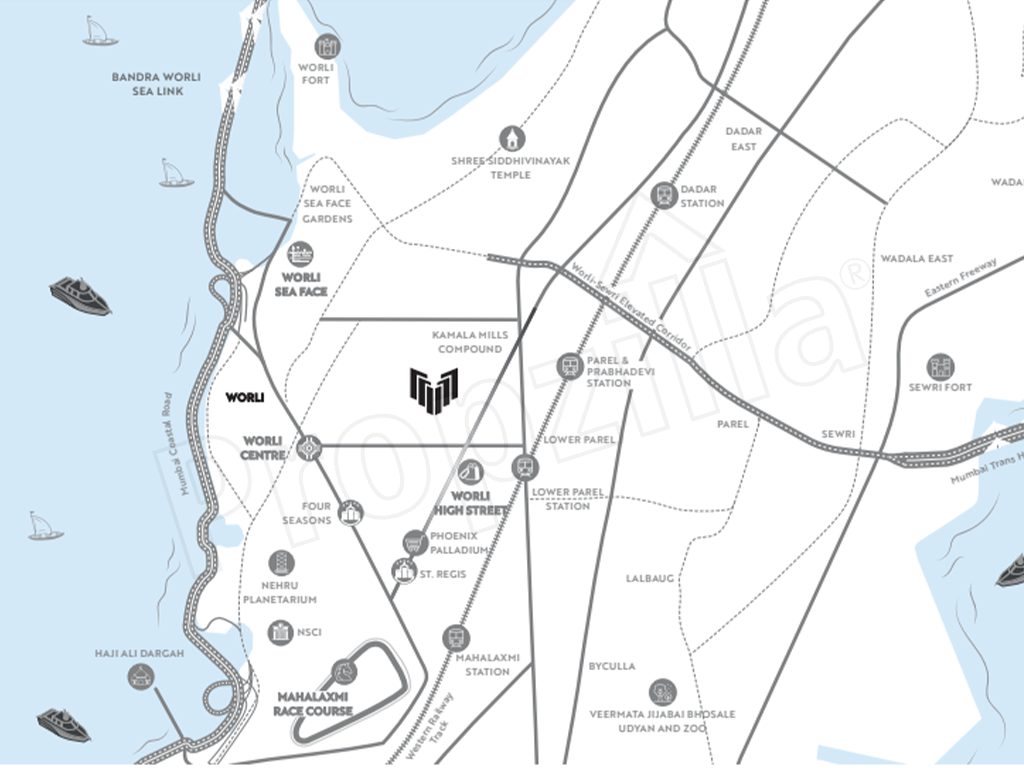 Raheja The Riviere Directions