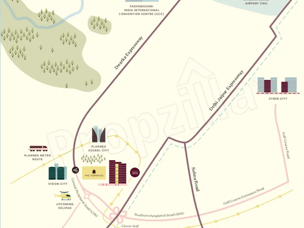The Terraces at Estate 361 Directions